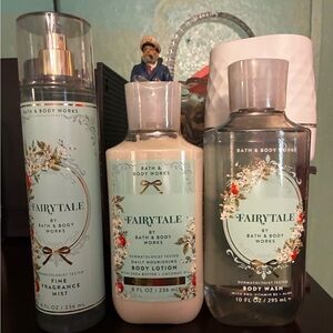 Bath & Body Works Fairytale Body Wash -Lotion - Fragrance! Cream and Blue